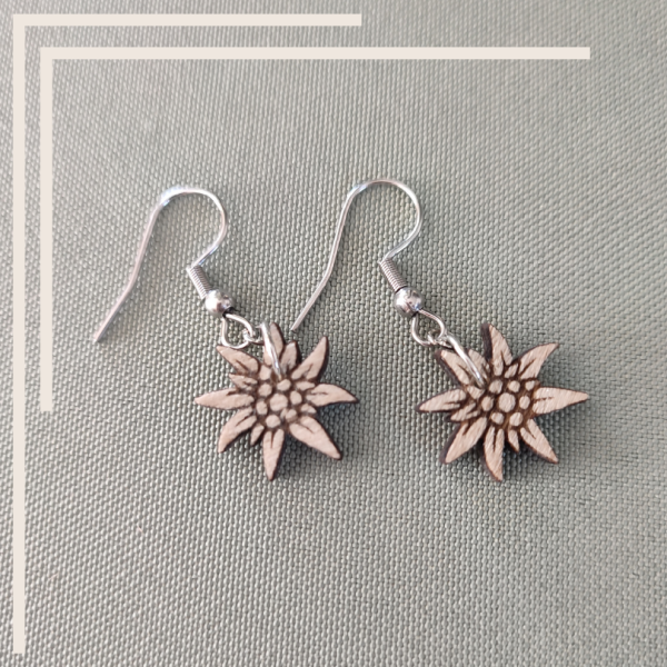 Boucles d'oreilles EDELWEISS